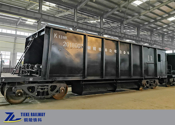 বায়ুসংক্রান্ত আনলোডিং আকরিক হপার ওয়াগন 60t লোডিং মালবাহী ট্রেন