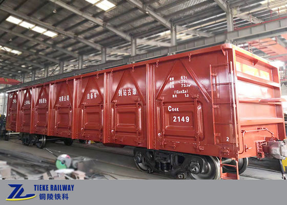 সাধারণ পণ্য UIC স্ট্যান্ডার্ডের জন্য 60t পে লোড রেলওয়ে ওপেন টপ ওয়াগন
