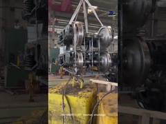 উচ্চ লোড এবং টেকসই ফ্রেম সহ 25t এক্সেল লোড মিটার গেজ ওয়াগন বগি